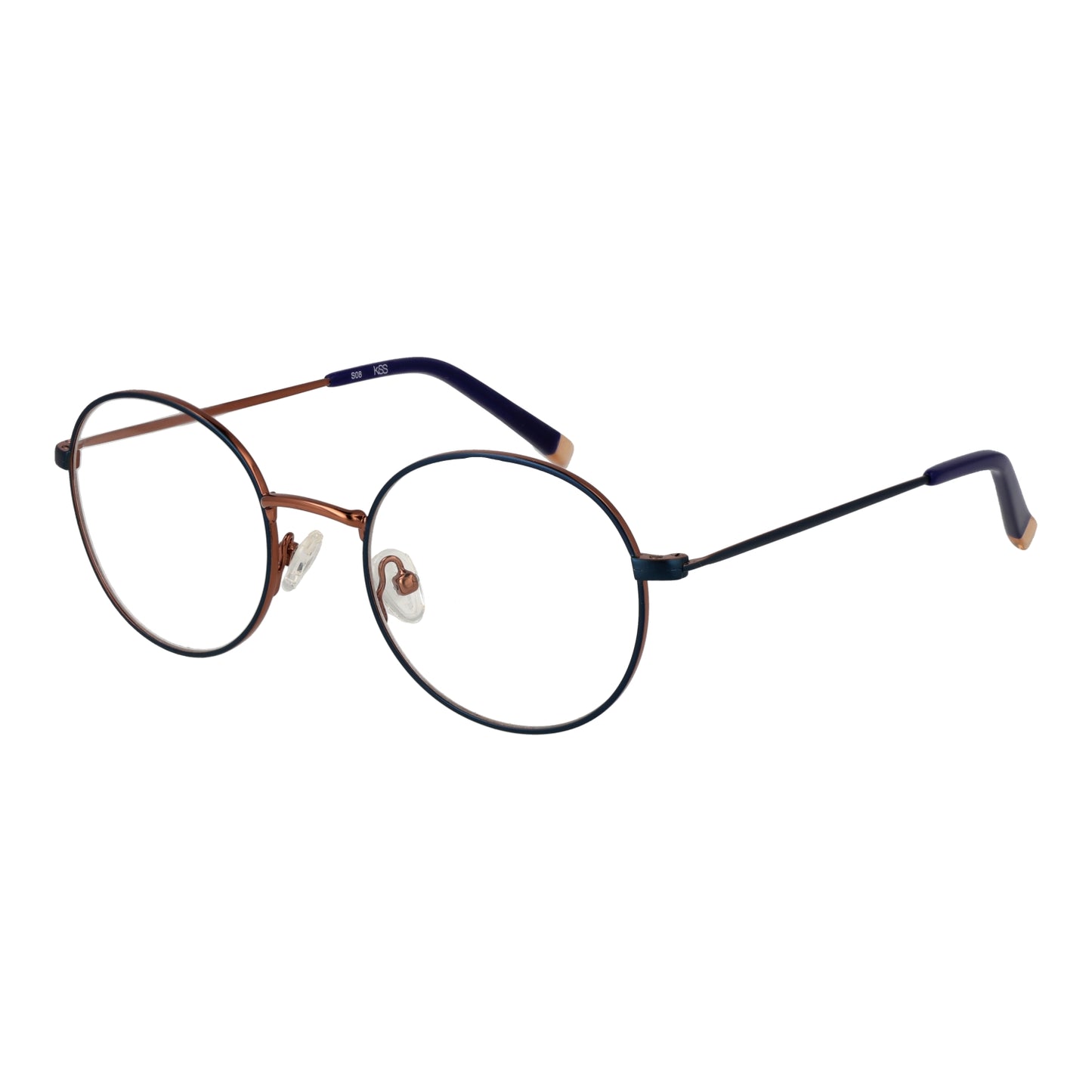 SIGNATURE MOD. KIS1804 48535 lady's eyeglasses with round frames and metal bridges