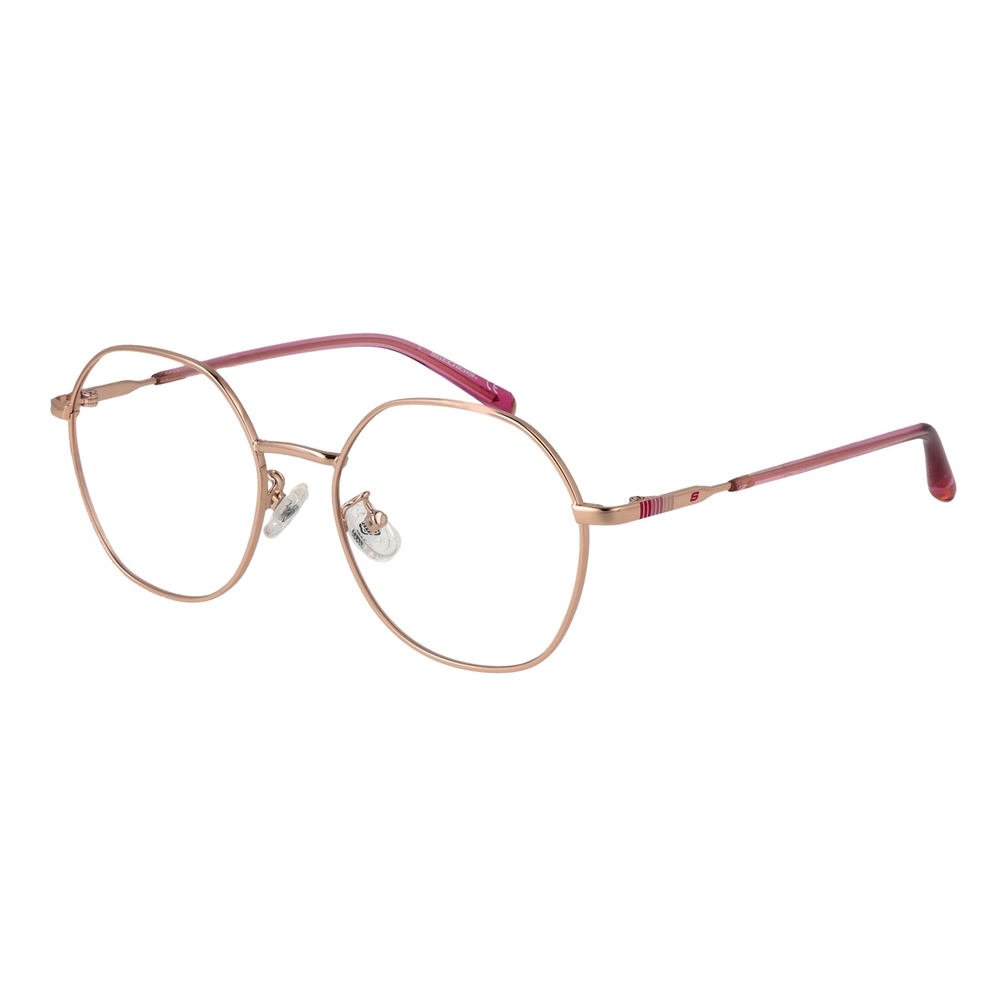 SKECHERS MOD. SE2196-D 50029 Lady eyeglasses with gold and pink frame, stylish design for women