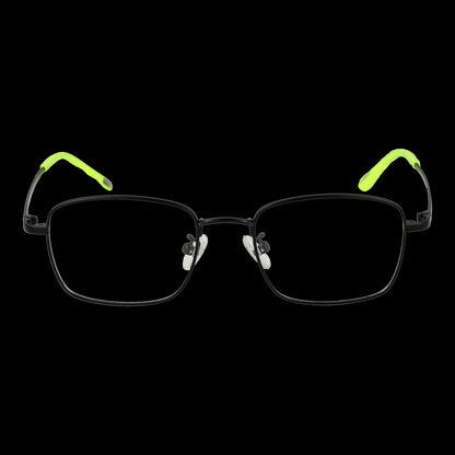 Alt Tag: SKECHERS MOD. SE3336-D 49002 gent's eyewear with black frame and neon green accents for stylish men.