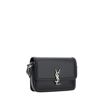 Saint Laurent Black Calf Leather Bos Taurus Shoulder Bag