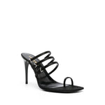 Saint Laurent Jerry 95 Satin Sandals SA-8735564595412-EU36.5/US6.5