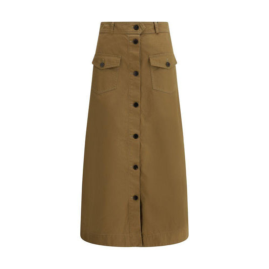 Saint Laurent Midi Skirt SA-817344Y04VY2100-IT36 | XS