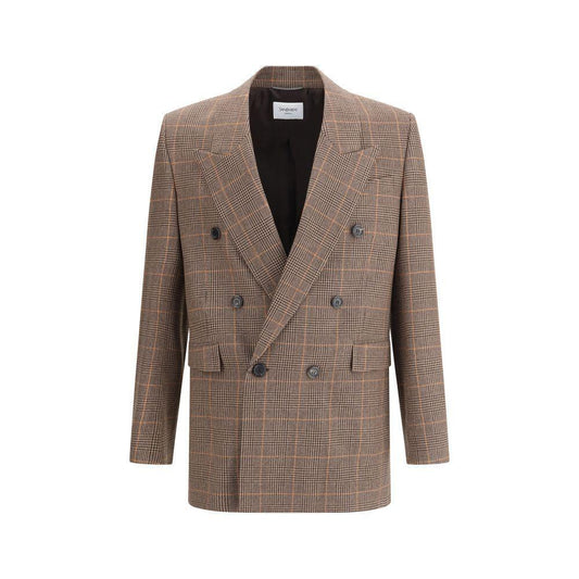 Saint Laurent Prince de Galles wool Blazer SA-835102Y3J459217-IT48 | M