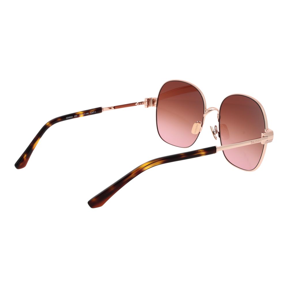 Sandro Rose Gold Acetate Sunglasses