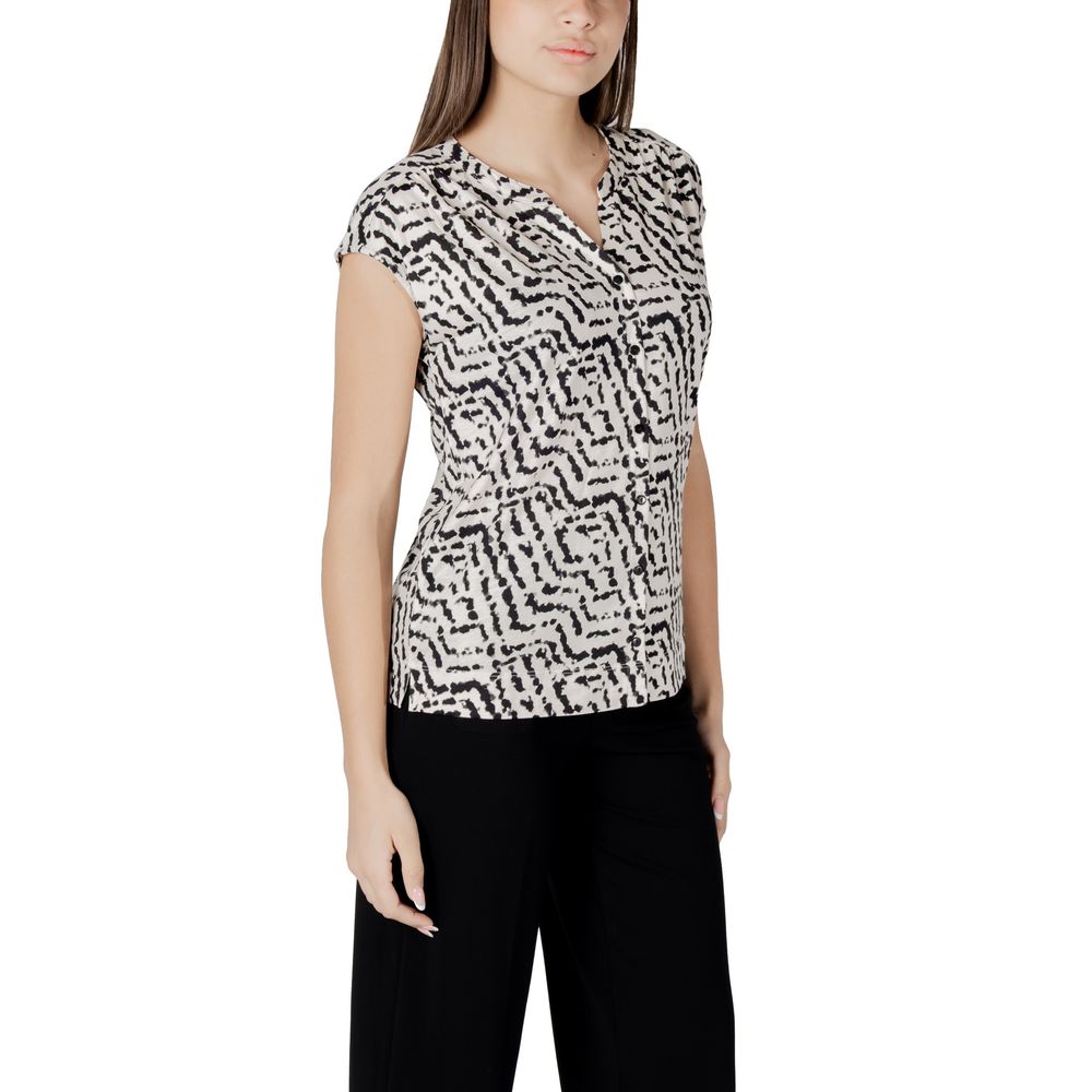 Street One Cream Cotton T-Shirt