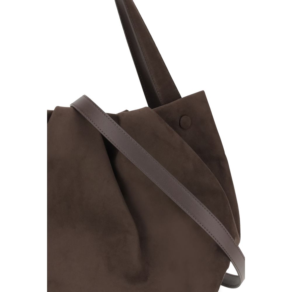 THEMOIRè Brown Other Fibres Shoulder Bag