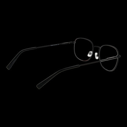 TIMBERLAND MOD. TB1845 54002 gent eyewear in black frame, side view over black background.