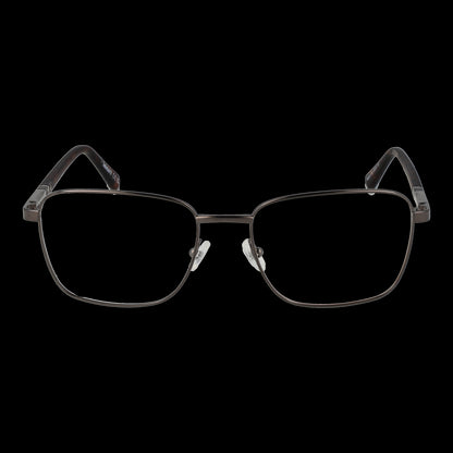 Front view of TIMBERLAND MOD. TB50019 55006 eyeglasses for gent, featuring a sleek metallic frame design.