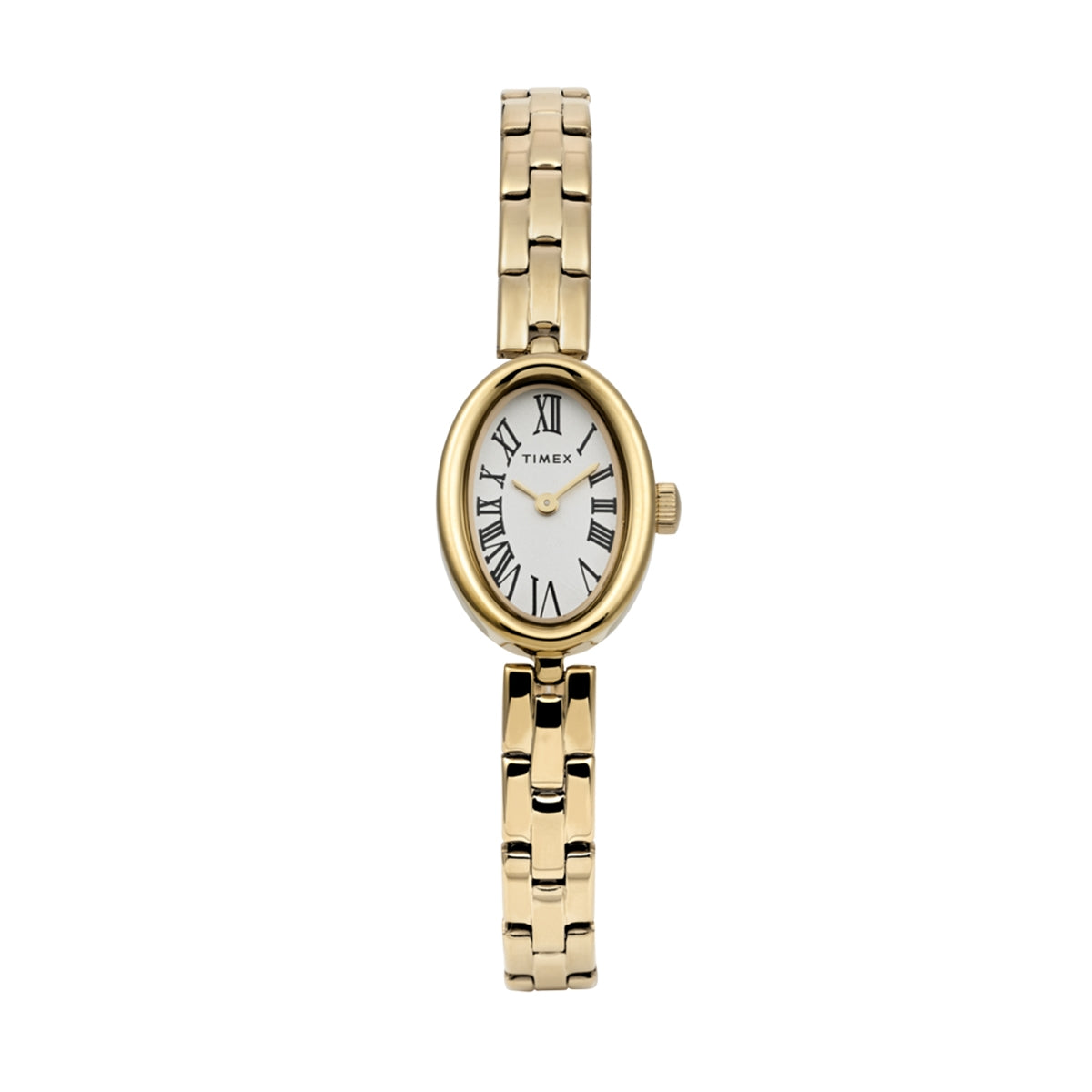 Gold bracelet style TIMEX WATCHES Mod. TW2Y26700 with Roman numeral dial