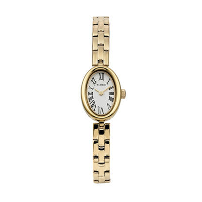 Gold bracelet style TIMEX WATCHES Mod. TW2Y26700 with Roman numeral dial