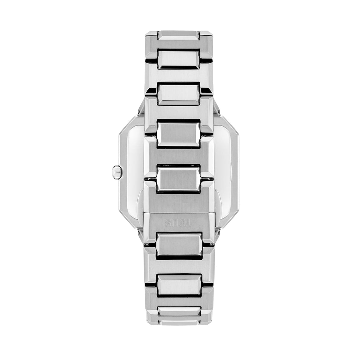 TOUS WATCHES Mod. 3000145100, elegant stainless steel watch with a sleek rectangular design and bracelet.