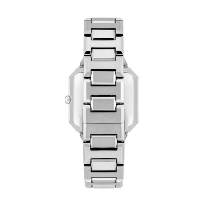TOUS WATCHES Mod. 3000145100, elegant stainless steel watch with a sleek rectangular design and bracelet.
