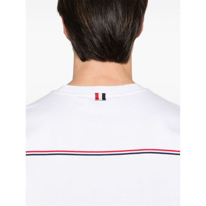 Thom Browne T-shirts and Polos White Topwear