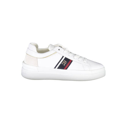 Tommy Hilfiger Bianco Polyester Women Sneaker
