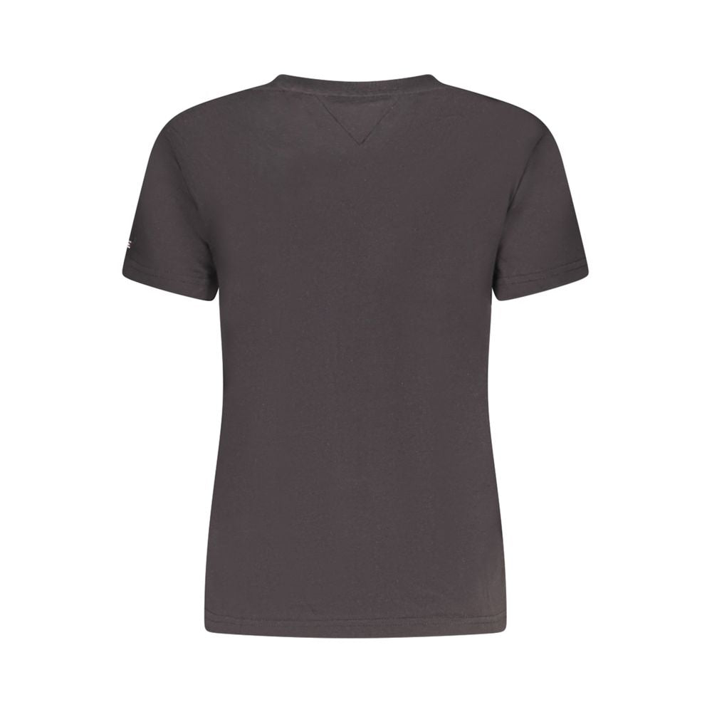 Tommy Hilfiger Black Cotton Women's T-Shirt