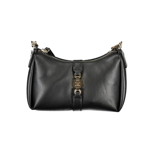 Tommy Hilfiger Black Polyester Women Shoulder Bag