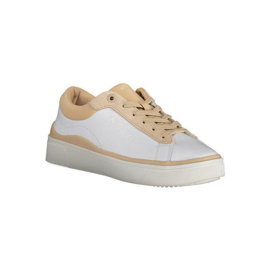 Tommy Hilfiger White Polyester Sneaker 1728,67403481248,EU39/US9,EU40/US10,EU41/US11,New with tags,Shoes,Sneakers - Women - Shoes,Tommy Hilfiger,White,Women,Women - Shoes Tommy Hilfiger TO-12327-EU39/US9