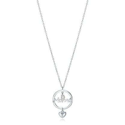 VICEROY JEWELS Mod. 13054C000-60 silver necklace with heart pendant for women, featuring elegant design and quartz movement.