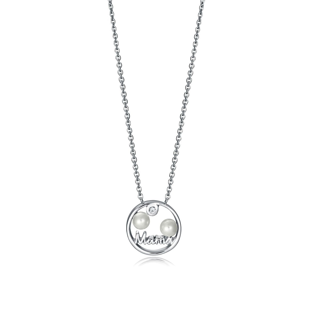 VICEROY JEWELS Mod. 4126C000-68 silver 925° necklace for ladies with quartz analog dial and mineral casing, 30 mm, in official packaging.