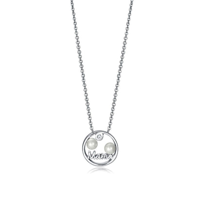 VICEROY JEWELS Mod. 4126C000-68 silver 925° necklace for ladies with quartz analog dial and mineral casing, 30 mm, in official packaging.