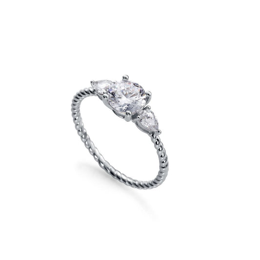 VICEROY JEWELS Mod. 7132A014-38 lady's ring in Silver 925°, quartz analog movement, in official packaging