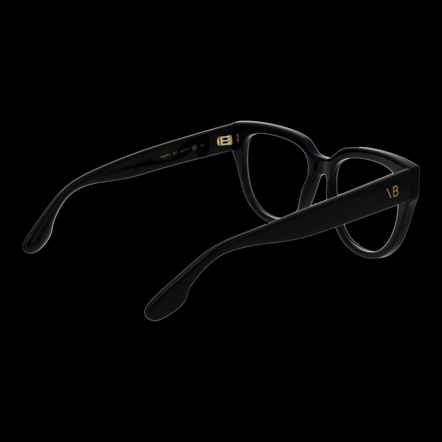 VICTORIA BECKHAM MOD. VB2674 53001 stylish lady's eyeglasses showcasing elegant black frame design with signature branding