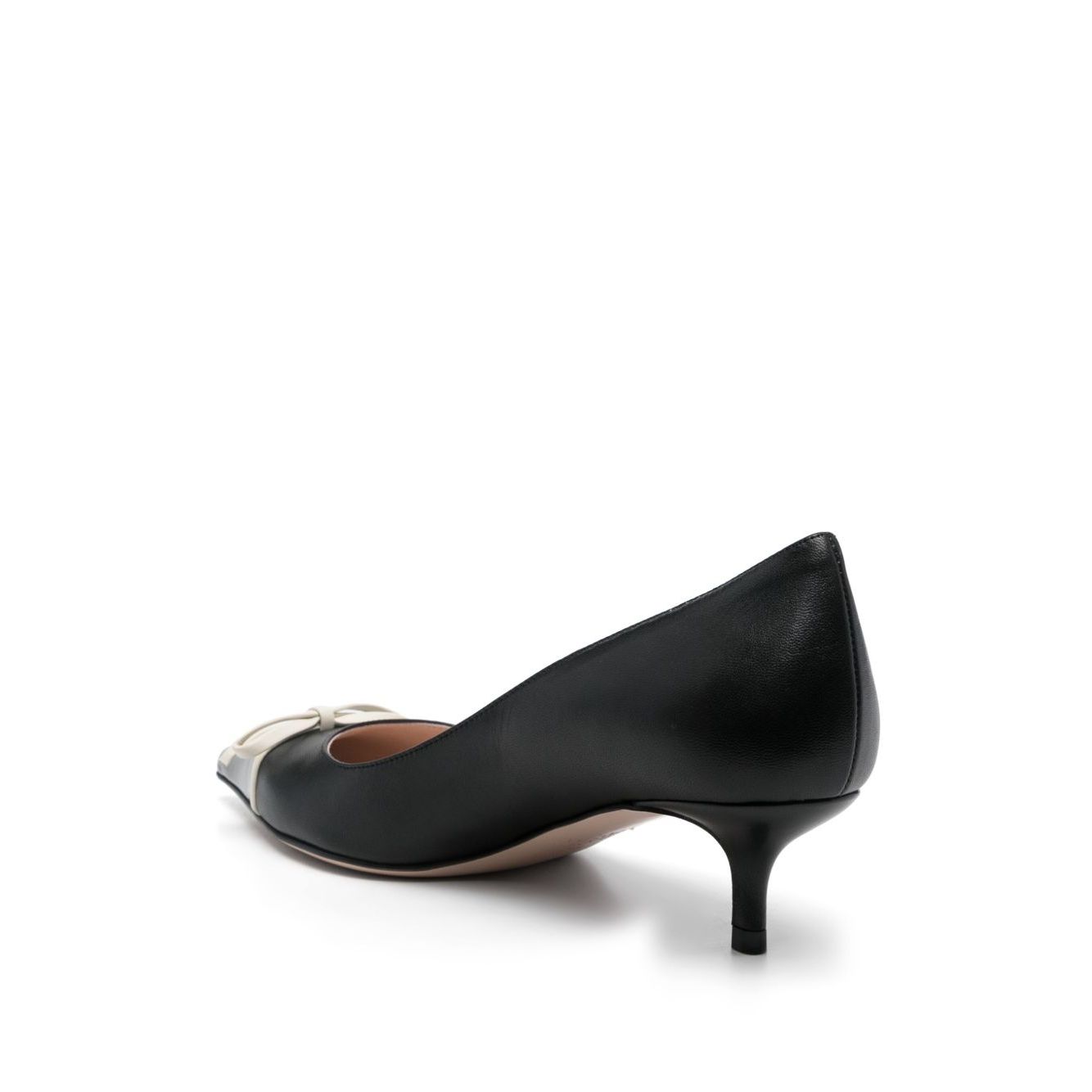 Valentino Garavani Bepointy Patent Leather and Kid Pumps 45mm