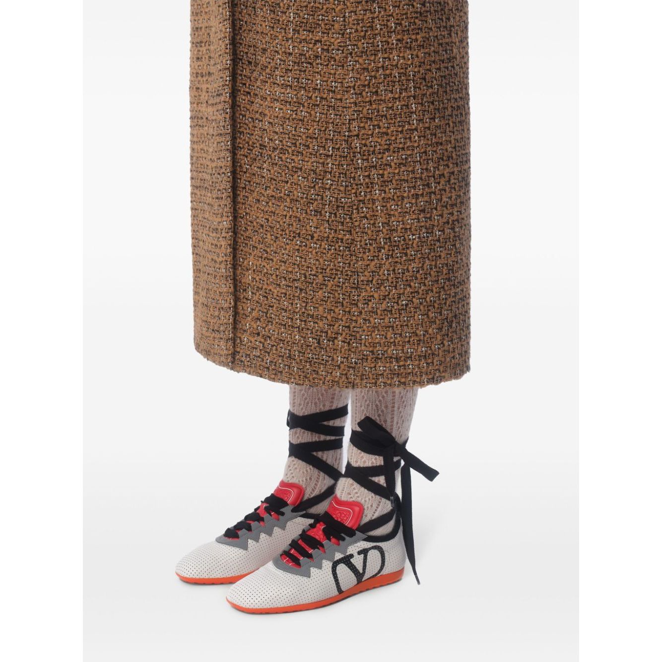 Valentino Garavani Chromathon Sneaker in Perforated Nappa Leather