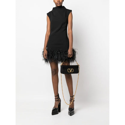 Valentino Garavani Locò Calfskin Shoulder Bag