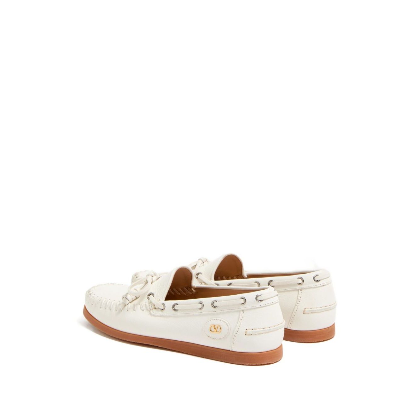 Valentino Garavani Palm Avenue Buffalo Boat Shoe
