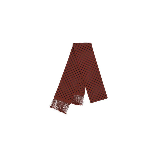 Valentino Garavani Polka-dot pattern Silk Scarf 1728,72470364320,Accessories,Bordeaux,Men,Men - Accessories,New with tags,Scarves - Men - Accessories,Valentino Garavani Valentino Garavani VA6Y0E600AVGZAI5BB