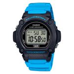 CASIO TIMELESS COLLECTION Mod. SPORT- ILLUMINATOR. WR 50M. ALARM. CHRONOGRAPH - BLACK (Brilliant color strap) W-219H-2A2VCF