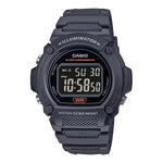 CASIO TIMELESS COLLECTION Mod. SPORT- ILLUMINATOR. WR 50M. ALARM. CHRONOGRAPH W-219H-8BVCF