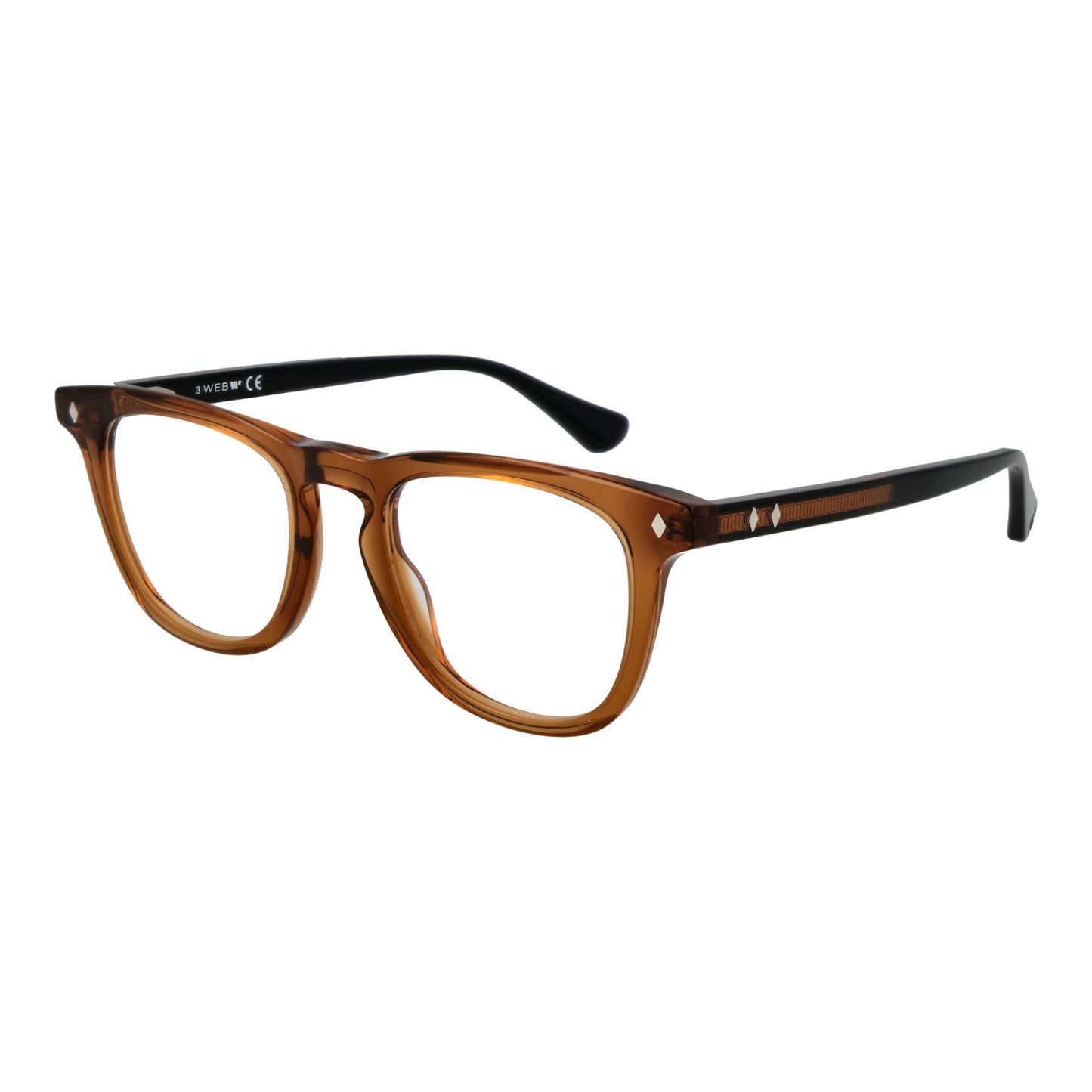 Gent's eyewear model WEB MOD. WE5400 49047 in brown frame with black arms.