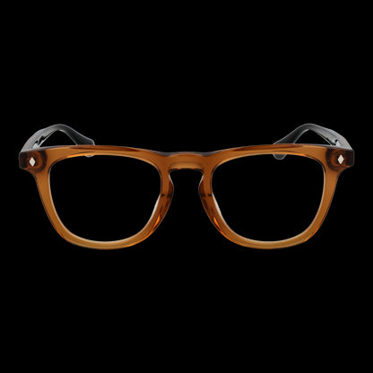 Gent's eyewear featuring WEB MOD. WE5400 49047 in brown frame on black background.