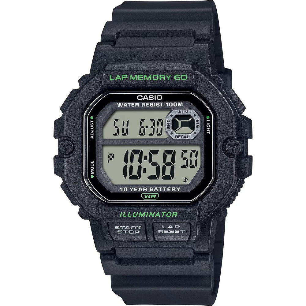 CASIO SPORT Mod. ILLUMINATOR LAP MEMORY 60 WS-1400H-1AVCF