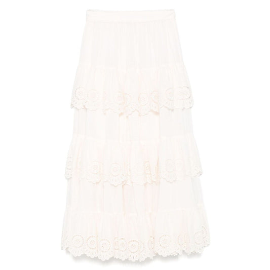 Zimmermann Lucky embroidered skirt