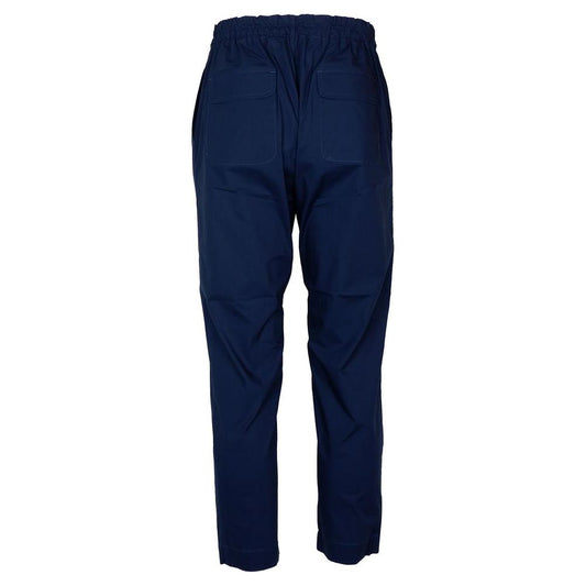 Alpha Studio Blue Cotton Jeans & Pant