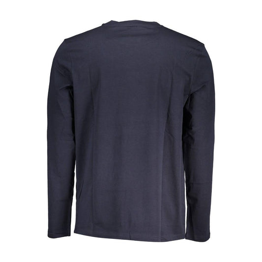 Hugo Boss Blue Cotton Men T-Shirt