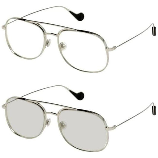 MONCLER SUNGLASSES Mod. PHOTOCHROMIC SHINY PALLADIUM MAN SUNGLASSES MONCLER SUNGLASSES Light Gray