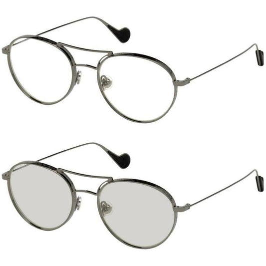 MONCLER SUNGLASSES Mod. PHOTOCHROMIC SHINY GUNMETAL MAN SUNGLASSES MONCLER SUNGLASSES Light Gray
